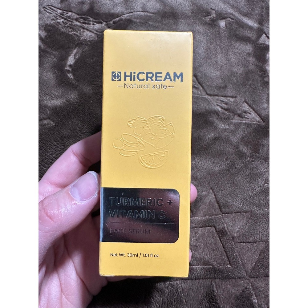 NWT HICREAM Turmeric Vitamin C Face Serum 30ml Yellow